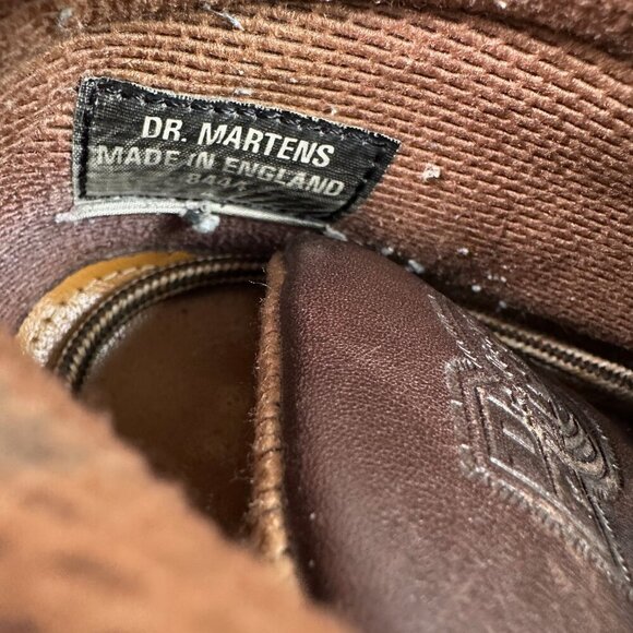Dr Martens Vintage Made in England 8444 Brown Mid Indie Boots UK 4 / US Wmns 6 - Picture 6 of 8